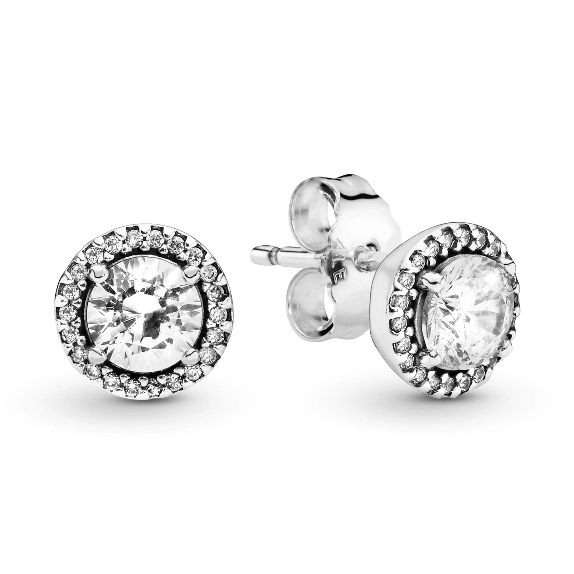 PANDORA Round Sparkle Stud Earrings - Classic Earrings for PANDORA Round Sparkle Stud Earrings - Classic Earrings for